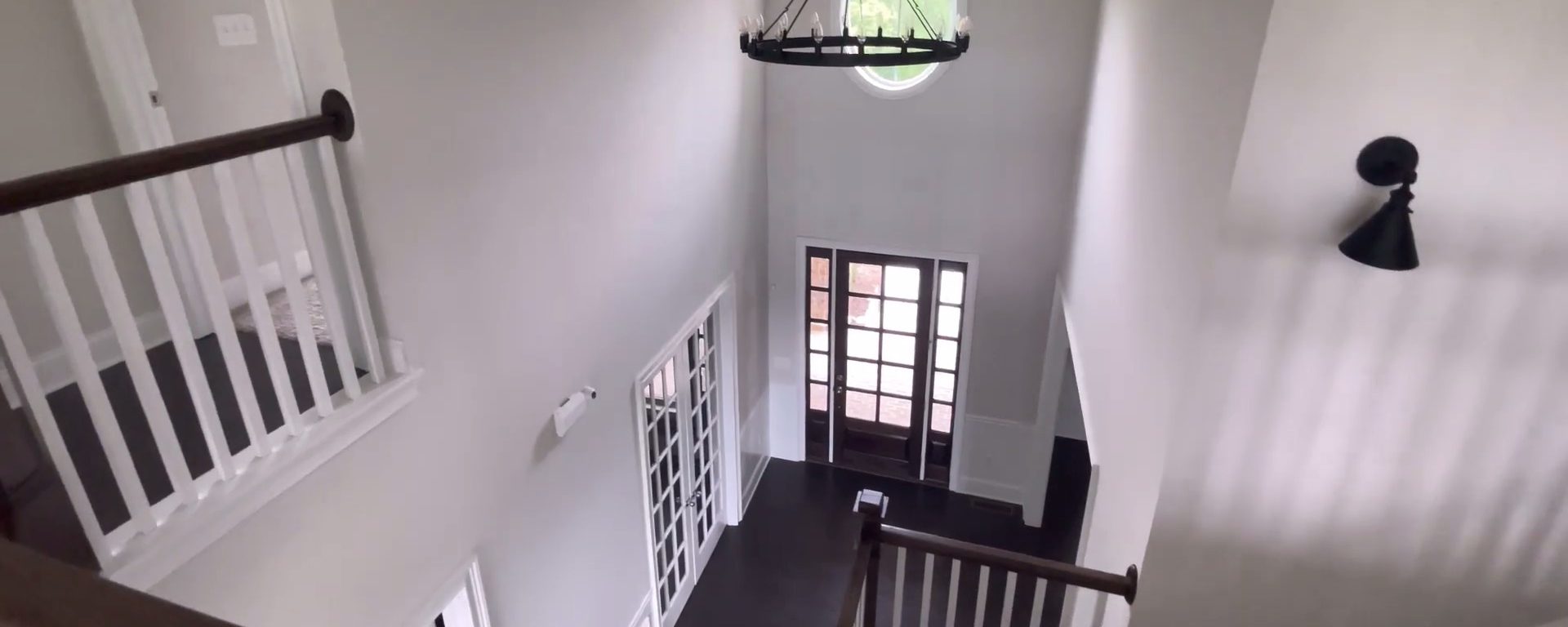 Walkway facing entry